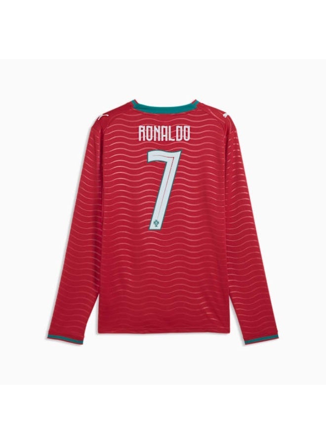 CR7 Portugal 2026 #7 Ronaldo Long Sleeve Home Player Jersey Men-Fan Version - Image 2