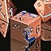 HNCCESG Blue Dragon Theme Metal Dice SetHNCCESG 7PCS Solid Zinc Alloy Polyhedral Dice with Magnetic Gift Box for RPG Tabletop Game Lovers Ancient Gold with Blue Dragon - Image 4
