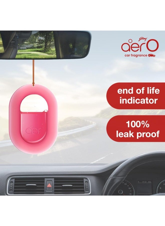 Godrej Aer O Rose Blossom Car Air Freshener Gel  - Image 5