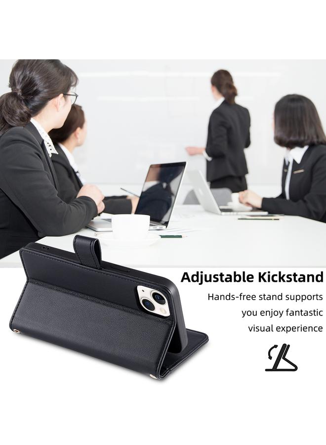 إيروريكس جراب هاتف Samsung Galaxy M33 5G من جلد الأغنام المزخرف بسحاب متقاطع مع محفظة جلدية - Image 5