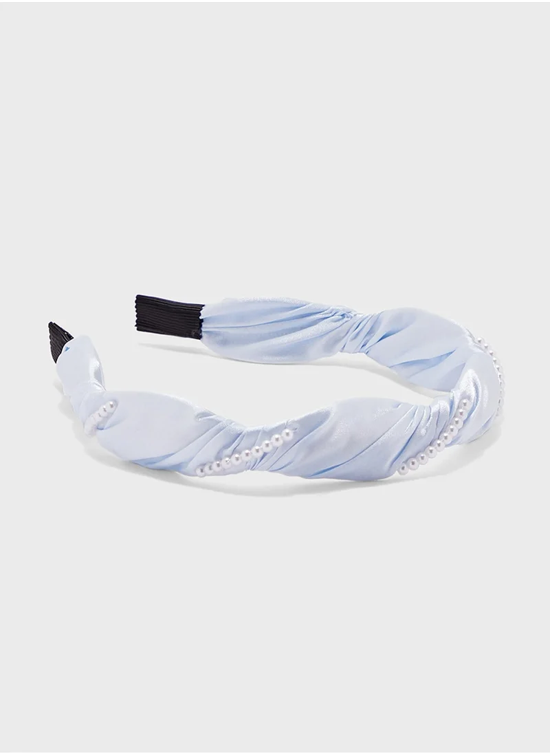 ايلا Twisted Pearl Detail Headband