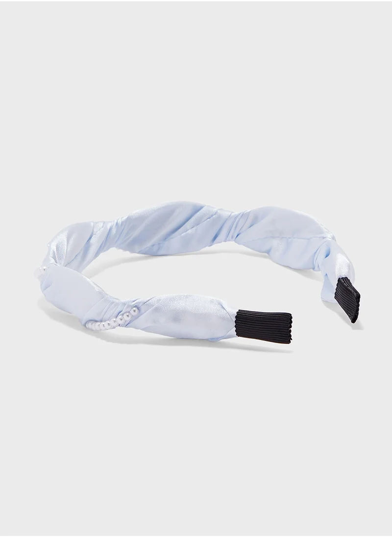 ايلا Twisted Pearl Detail Headband