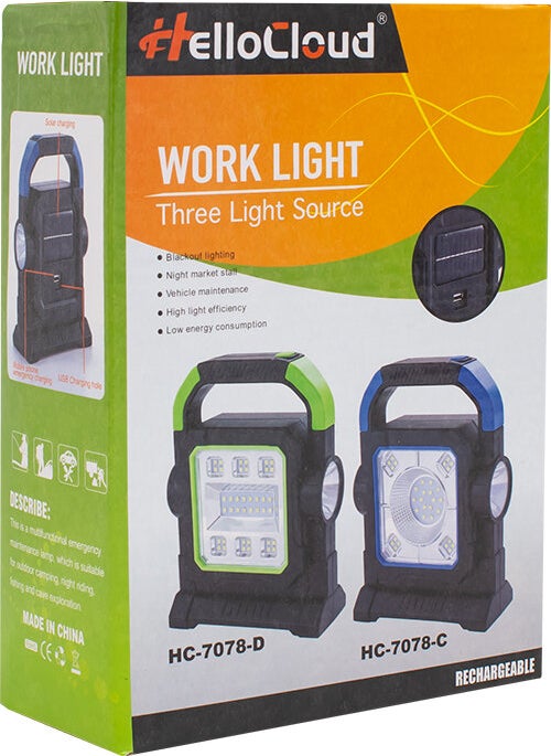 Lisinya Powermaster HC-7078-D Portable Rechargeable Solar Lamp with 3 Working Modes and 32 SMD LEDs ( )  - Image 3