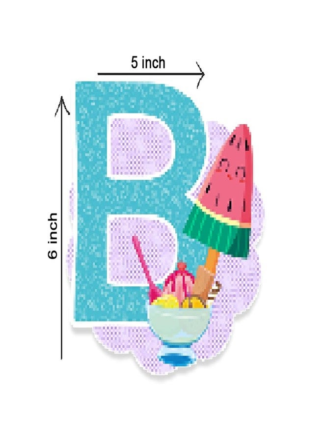 Suruchi Strokes Ice Cream Theme Party Birthday Decoration | Birthday Banner Bunting for Kid Candy Land Theme Party - Image 4