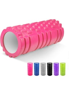 Generic Yoga Roller - Foam Roller, Fitness Foam Roller, Deep Muscle Roller and Lightweight Muscle Roller for Yoga and Pilates for Muscle Relaxation, Balance Exercise ( Multicolour )  - Image 1