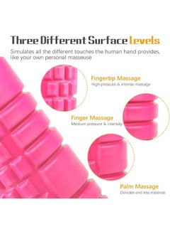 Generic Yoga Roller - Foam Roller, Fitness Foam Roller, Deep Muscle Roller and Lightweight Muscle Roller for Yoga and Pilates for Muscle Relaxation, Balance Exercise ( Multicolour )  - Image 2