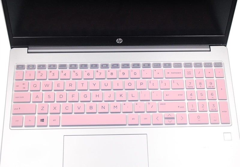 UHamn Keyboard Skin Compatible for 15.6" HP Laptop 15-fc 15-fd 15t-fd 15z-fc Series, HP Pavilion 15 15-eg/eh/er 15t-eg200/eg300 15z-eh300 Series, HP Pavilion 17z 17z-cp000 17z-ca200 17-cn 17-cp Series (Pink - Image 3