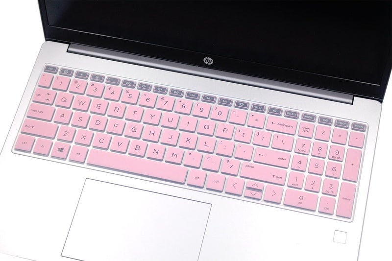 UHamn Keyboard Skin Compatible for 15.6" HP Laptop 15-fc 15-fd 15t-fd 15z-fc Series, HP Pavilion 15 15-eg/eh/er 15t-eg200/eg300 15z-eh300 Series, HP Pavilion 17z 17z-cp000 17z-ca200 17-cn 17-cp Series (Pink - Image 5