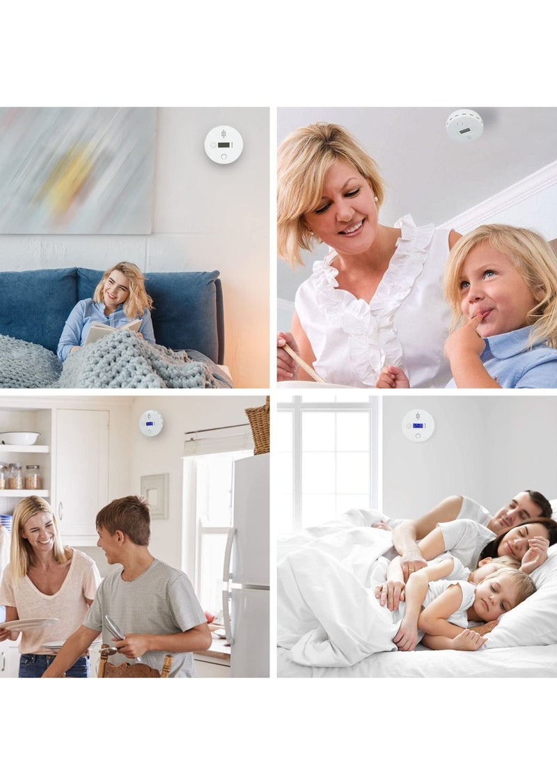 KASTWAVE - Carbon Monoxide Alarm, Digital Display CO Detector Security CO Monoxide Safety with LCD Display and Sound Warning for Home,School,Office - Image 1
