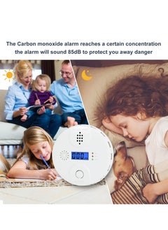 KASTWAVE Carbon Monoxide Alarm, Digital Display CO Detector Security CO Monoxide Safety with LCD Display and Sound Warning for Home,School,Office  - Image 5