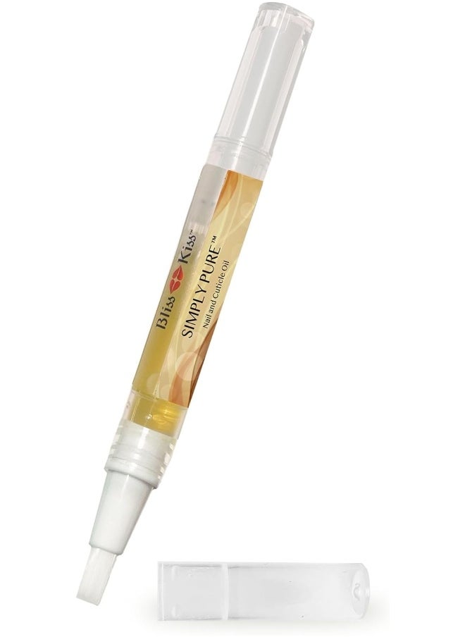 Bliss Kiss Simply Pure Cuticle & Nail Oil Pen (2Ml) - Vanilla  - Image 1