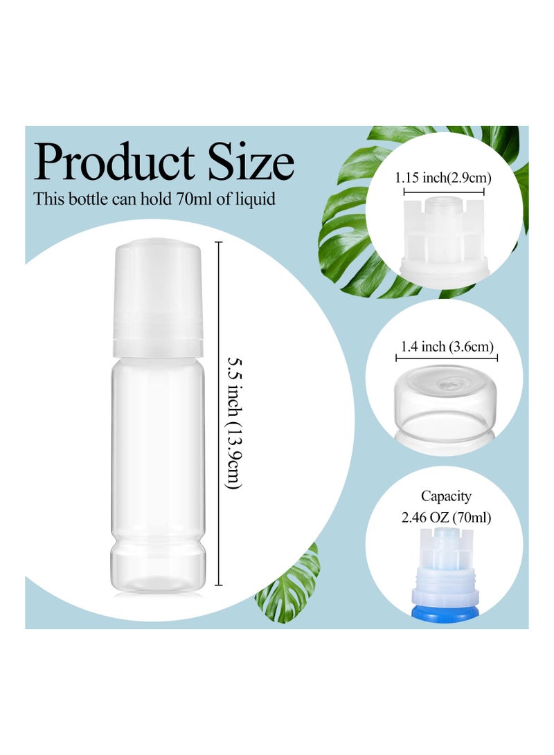 Generic 70ml Universal Empty Ink Refill Bottles, Compatible with Epson Printers T502/T512/ET-2750/ET-2850/ET-3750/ET-4750/ET-4760/ET-15000 (24 Pack) - Ideal for DIY Ink Refills. - Image 2