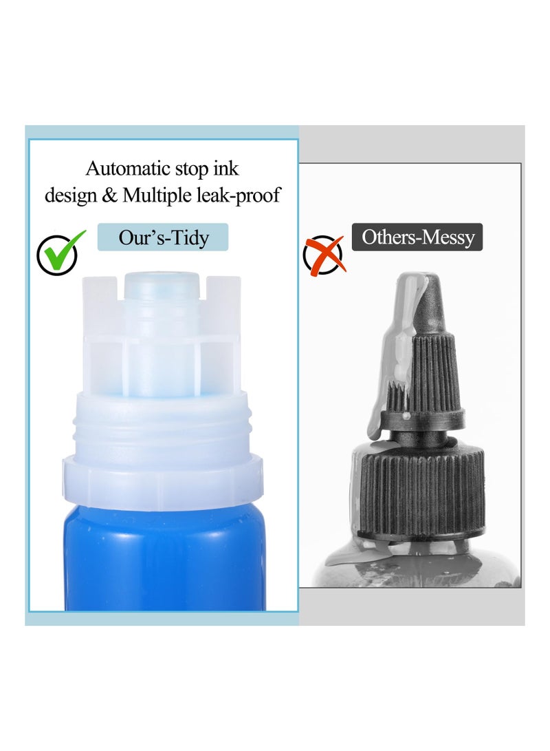 Generic 70ml Universal Empty Ink Refill Bottles, Compatible with Epson Printers T502/T512/ET-2750/ET-2850/ET-3750/ET-4750/ET-4760/ET-15000 (24 Pack) - Ideal for DIY Ink Refills. - Image 5