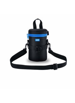 JJC Camera Lens Pouch Case for Canon RF 85mm EF-S 55-250mm EF 24-70mm Nikon Nikkor AF 70-300mm & More, Zipper Polyester Lens Protective Bag Interior Size 3.1x6.1”  - Image 1