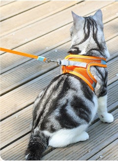 General Pet cat and puppy leash, anti-breakout, vest-style rope, chest harness, adjustable rope, L size (8-14KG), rope length 1.6 meters  - Image 3