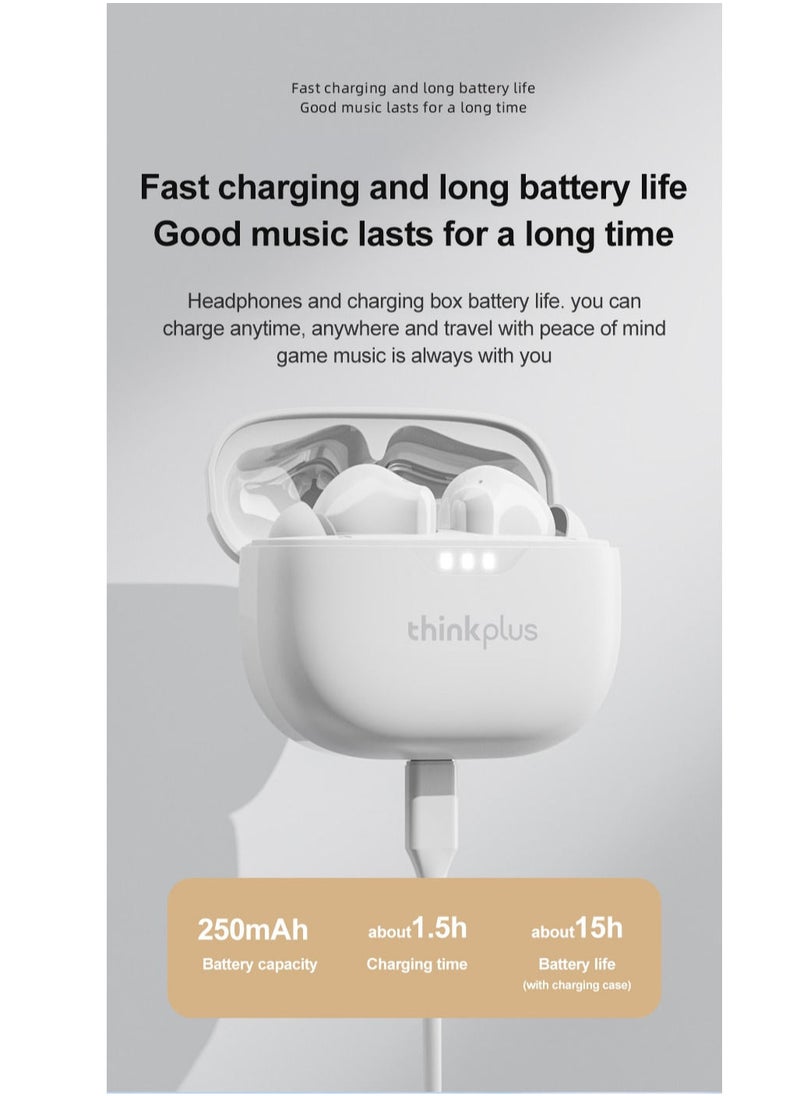 Lenevo - Lenovo LP3 Pro TWS Earphones Wireless Bluetooth 5.2 Earbuds HIFI Sound Noise Reduction HD Call Low Latency Headphones - Image 1