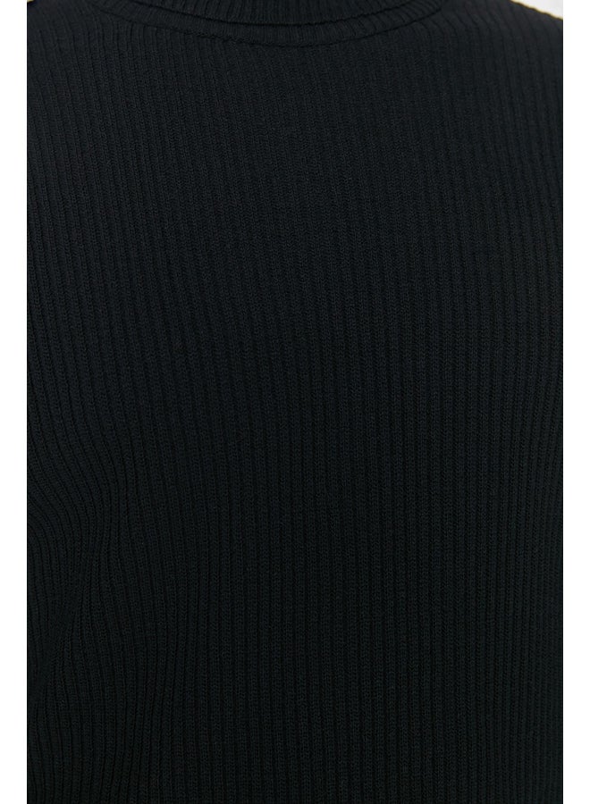 trendyol Sweater - Black - Oversize  - Image 4