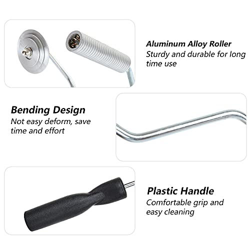 FVIEXE Fiberglass Roller Tools Kit Set of 5, Bubble Paddle Tool Fiberglass Resin Repair Kit, Bubble Roller Fiberglass Laminating Resin Kit for Tub Shower Bathtub Boat Repair - Image 4