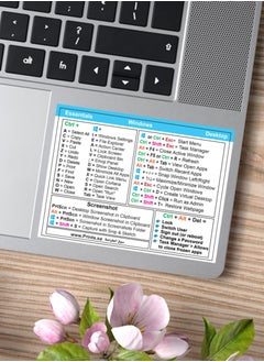 Prints Windows English Keyboard Shortcuts Sticker for Laptops – Boost Efficiency  - Image 2