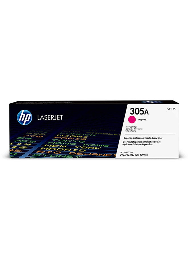 HP خرطوشة حبر تصوير ليزر جيت 305A طراز Ce413A أرجواني - Image 1
