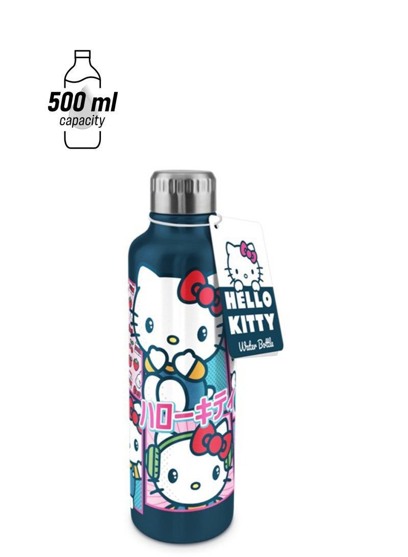 Paladone Hello Kitty Metal Water Bottle - Image 1