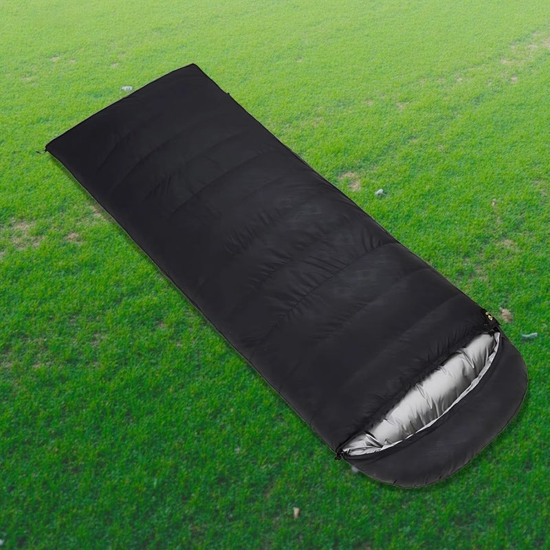 Envelope Style Down Sleeping Bag - Oversized 82.7 X 31.5 in for Outdoor Adventures and Travel - Image 4