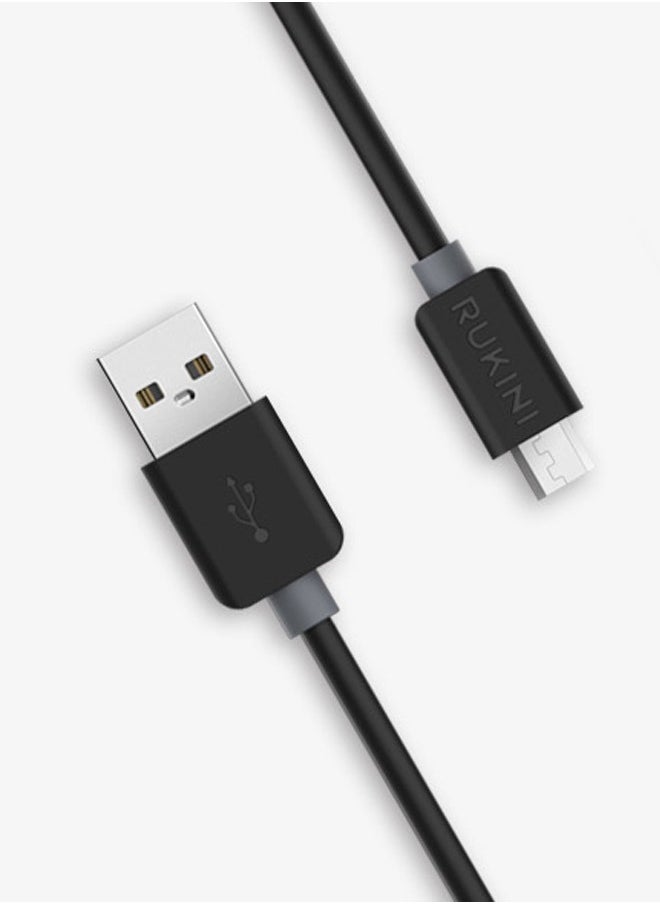 RUKINI Rokini Leather Micro USB Cable - Size 2 Meters  - Image 1