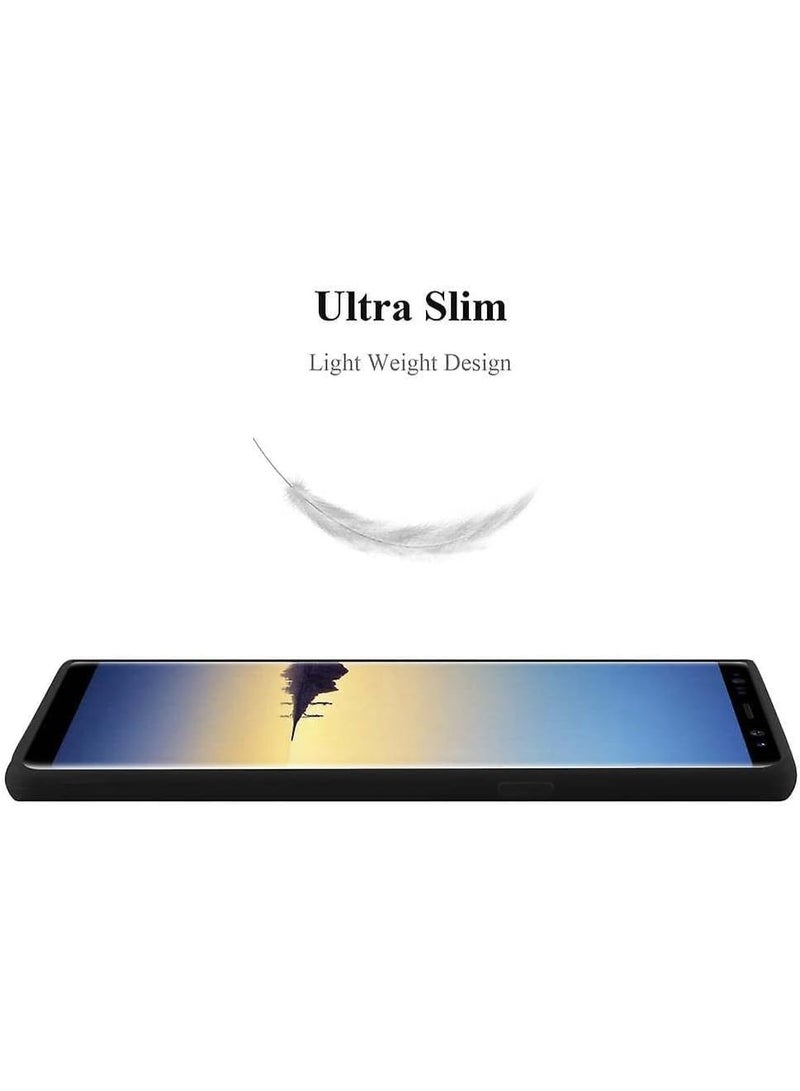 Lion Store Samsung Galaxy Note 8 Case, slim black cover made of soft thermoplastic polyurethane, matte flexible silicone cover for Samsung Galaxy Note 8 (black) - Image 4