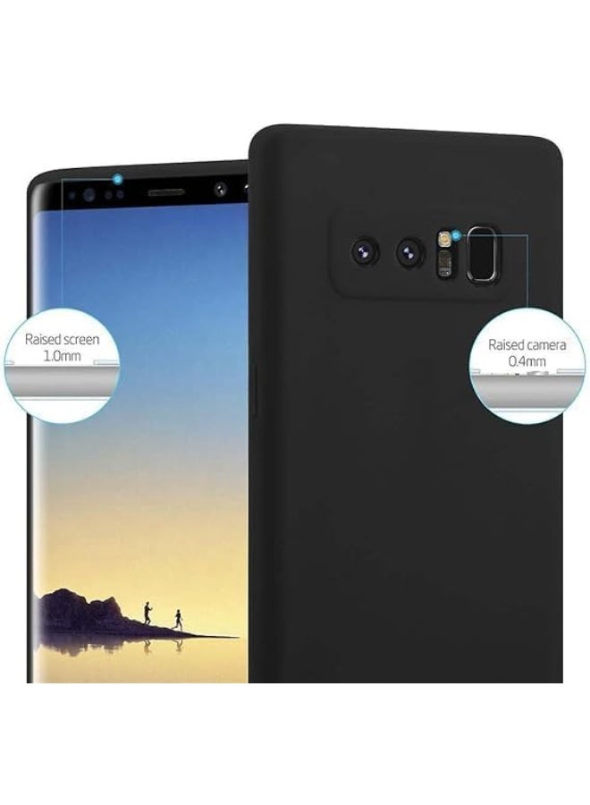 Lion Store Samsung Galaxy Note 8 Case, slim black cover made of soft thermoplastic polyurethane, matte flexible silicone cover for Samsung Galaxy Note 8 (black) - Image 3