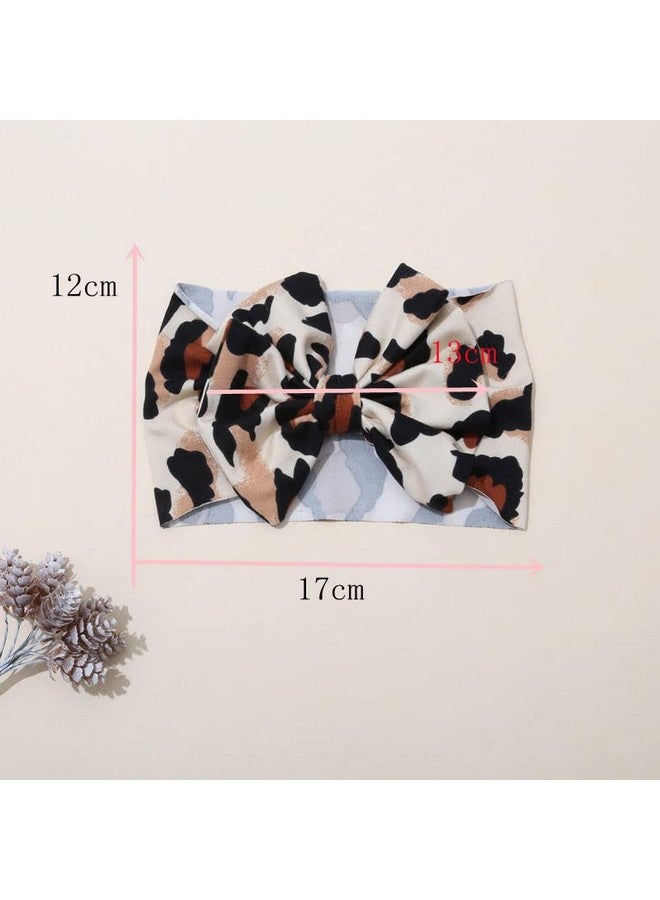 BBTDIN Baby Cow Turban Headband with Stria Hair Bows and Headwrap BBG52 (B4-Turban) - Image 4