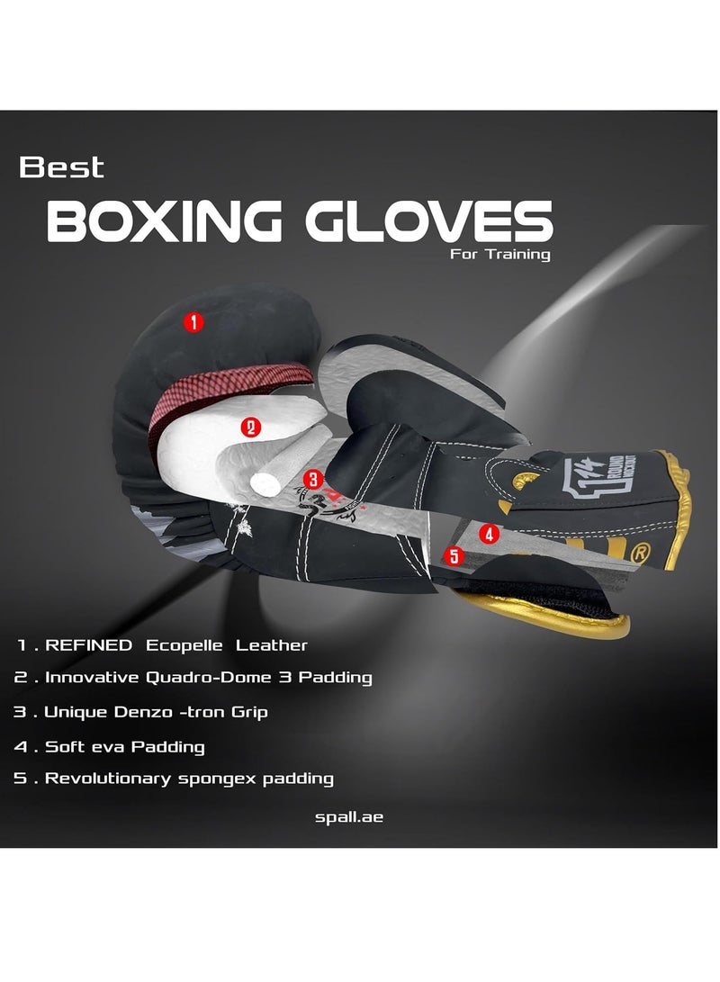 Spall Professional Boxing Gloves For Strong Punches Sparring And Kickboxing Fighting Punch Bag Workout Muay Thai And Training  - Image 2