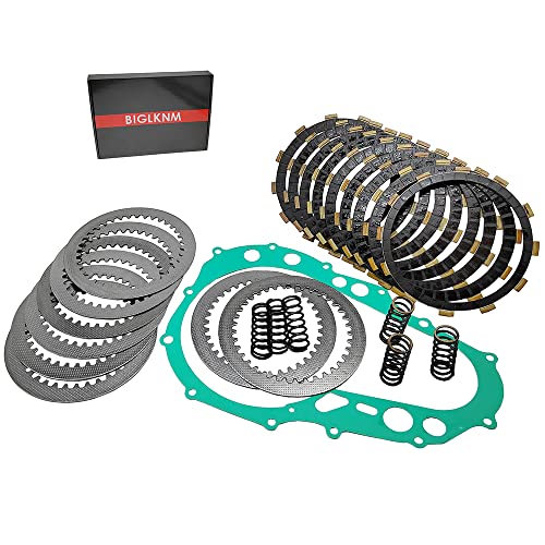 BIGLKNM Clutch Kit Friction Plates & Cover Gasket Compatible for Suzuki Quadsport Z400 LTZ 400 Kawasaki KFX400 2003-2006 Arctic Cat DVX400 2004-2008 - Image 1
