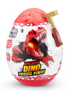 ROBO ALIVE S001-ROBO ALIVE-DINO FOSSIL FIND-SERIES 2 Surprise Egg,Bulk,12pcs,No Inner,STD Color Assortment  - Image 1