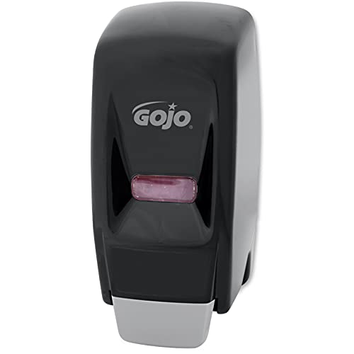 GOJO 800 Series Bag-in-Box Push-Style Lotion Soap Dispenser, Black, for 800 mL Lotion Soap Refills (Pack of 1) - 9033-12 - Image 1