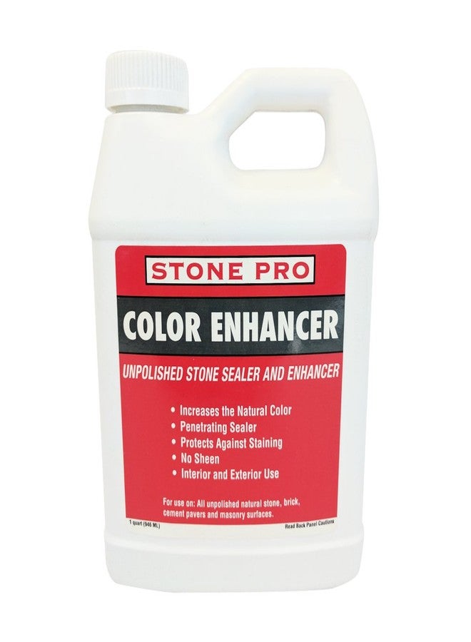 Stone Pro Color Enhancer - Unpolished Stone Sealer and Enhancer - 1 Quart - Image 1