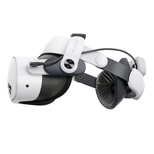 Bobovr ملحقات حزام الرأس BOBOVR M3 Pro مع حزمة البطارية، متوافقة مع Meta Quest 3/Quest 3S، تقلل من الضغط على الوجه، تصميم تبديل البطارية المغناطيسي - Image 1