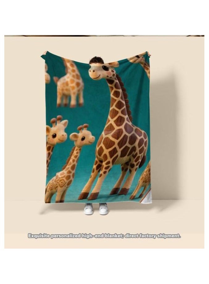 عام بطانية رقيقة من الفانيلا الكرتونية للأطفال أو الطلاب (دافئة ومريحة ومناسبة للنوم والألعاب) 100 سم * 150 سم - Image 3