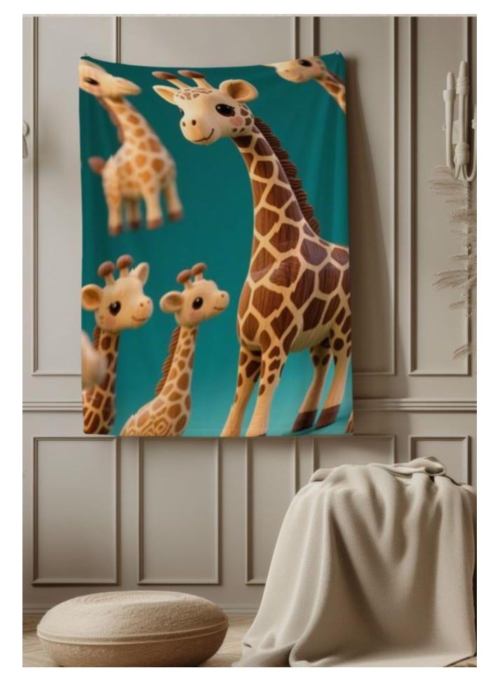 عام بطانية رقيقة من الفانيلا الكرتونية للأطفال أو الطلاب (دافئة ومريحة ومناسبة للنوم والألعاب) 100 سم * 150 سم - Image 4