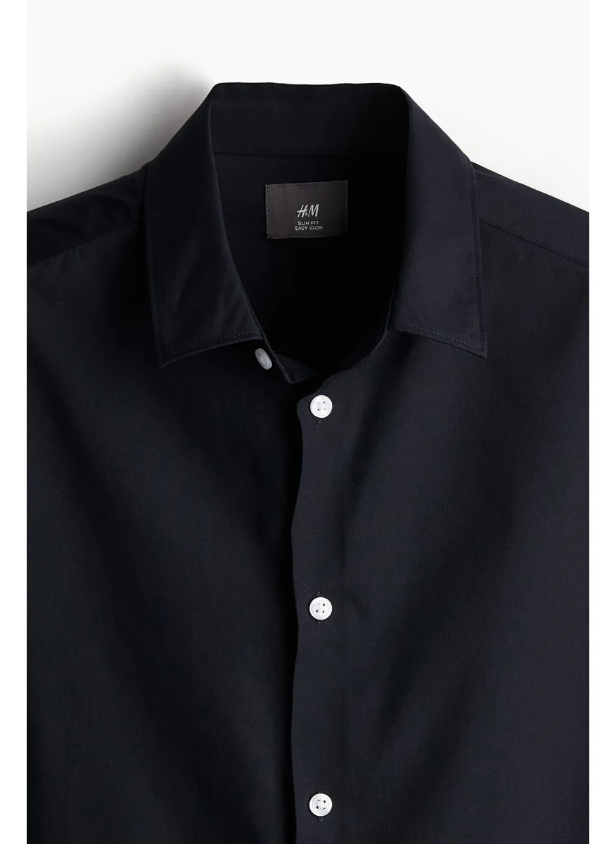 H&M Slim Fit Easy-Iron Shirt