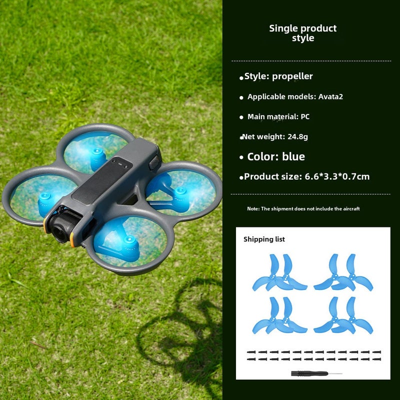 DJI AVATA 2 Propeller 3032S Drone Accessory Wings Blue 4 Pair Bag