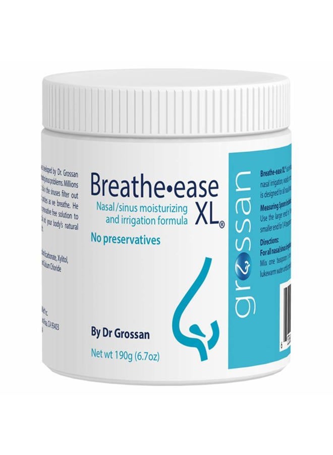 NeilMed جرّة ملح غروسان لتنظيف الأنف/الجيوب الأنفية Breathe-easeXL - Image 1