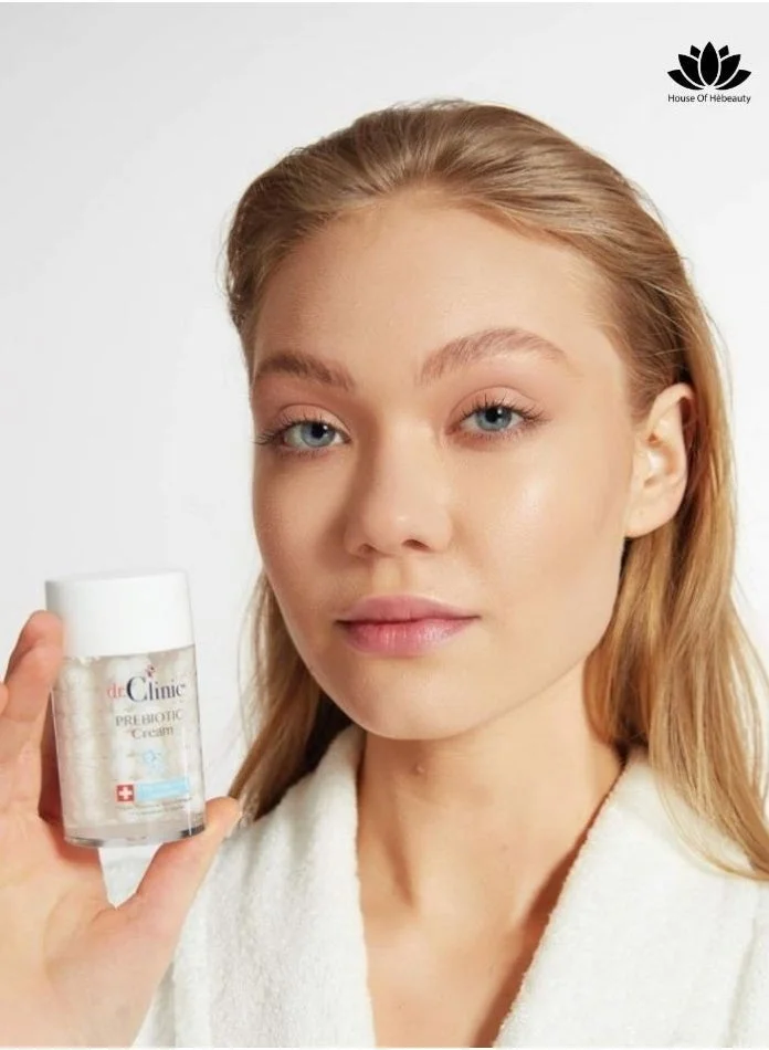 dr.Clinic كريم د.كلينيك بالبريبيوتيك والكولاجين لجميع أنواع البشرة