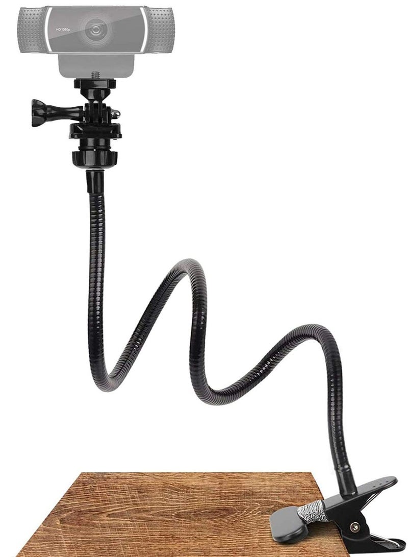 erorex 25 Inch Webcam Stand - Flexible Desk Mount Clamp Gooseneck Stand Compatible with Logitech Webcam C930e,C930,C920, C922x,C922, Brio 4K, C925e,C615 - Image 1