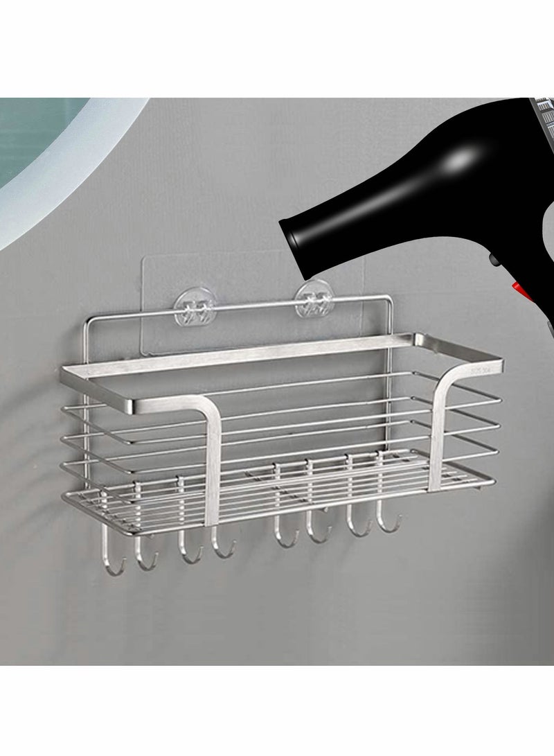 Excefore Corner Shower Caddy Adhesive Sticker Replacement Hook,   with Strong Sticky, No Drilling Bath Toilet Kitchen Organizer Accessories (Transparent 3 hooks) 4 PCS - Image 3