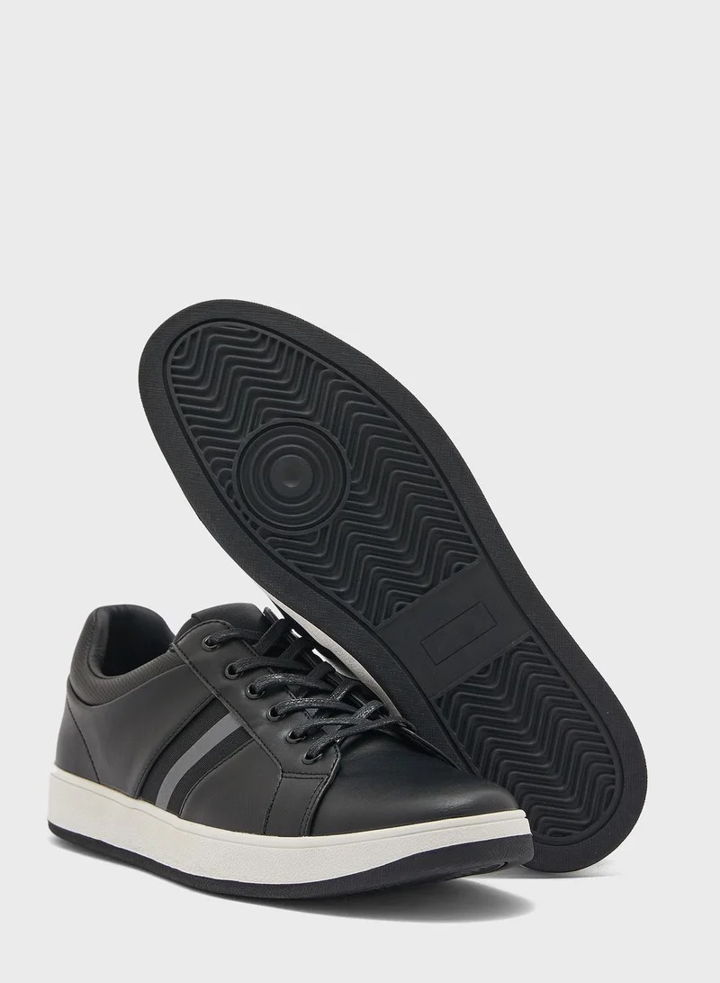 Robert Wood Webbing Detail Casual Lace Ups