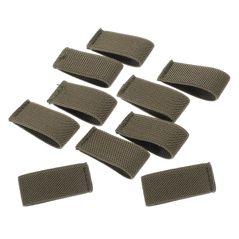 10 Pcs Elastic Belt Keeper Strap Organizer Belt Stays Backpack Straps Holder Retainer Band For Belts Straps - Image 1