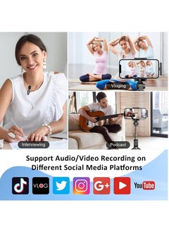 Generic Wireless Lavalier Microphone for iPhone – 2 Pack Plug & Play Mics with Lightning Receiver, Noise Reduction, Auto Sync, Mute Function, 2.4GHz Wireless Mic for iOS Video Recording, Interview, Vlog – Charging Support  - Image 5