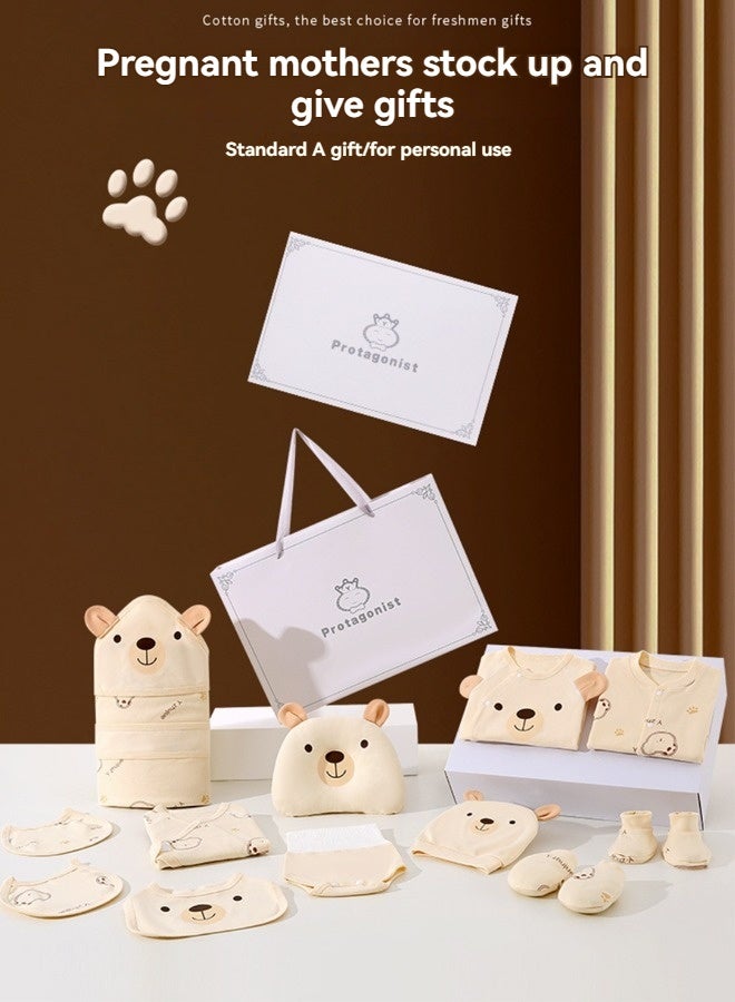 Beauenty 24PCS Newborn Baby Gift Set, Newborn Layette Gift Set for Boys and Girls, Babies Essential Clothes Accessories with Baby Blanket, 100% Premium Cotton,for 0-3 Month - Image 3