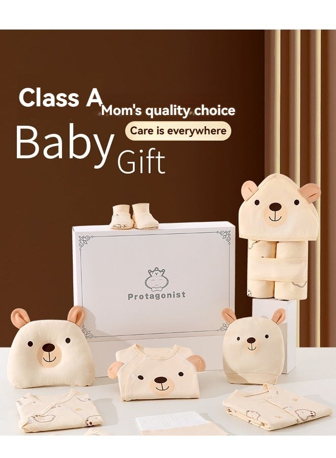 Beauenty 24PCS Newborn Baby Gift Set, Newborn Layette Gift Set for Boys and Girls, Babies Essential Clothes Accessories with Baby Blanket, 100% Premium Cotton,for 0-3 Month - Image 2