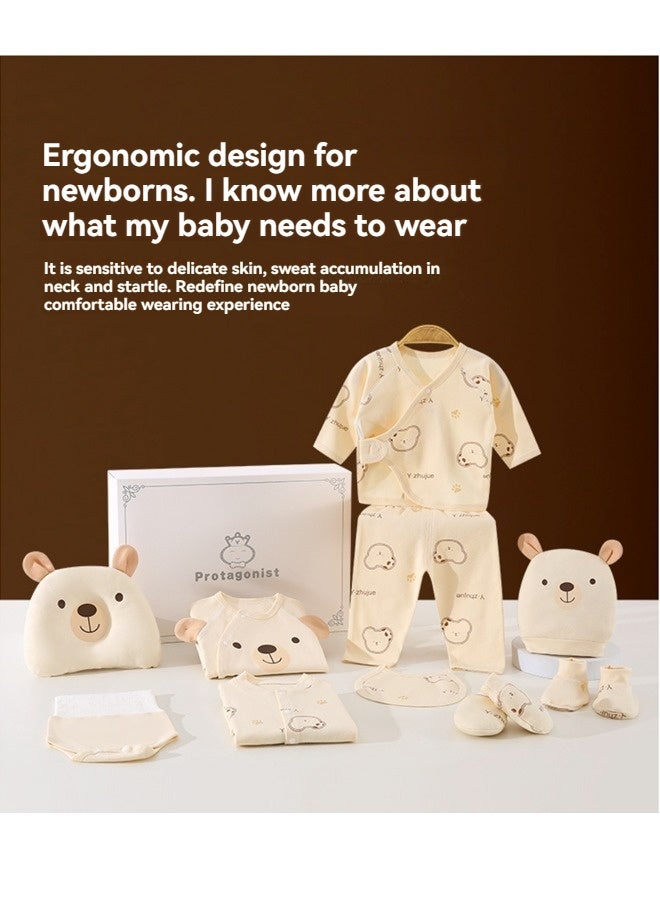 Beauenty 24PCS Newborn Baby Gift Set, Newborn Layette Gift Set for Boys and Girls, Babies Essential Clothes Accessories with Baby Blanket, 100% Premium Cotton,for 0-3 Month - Image 4